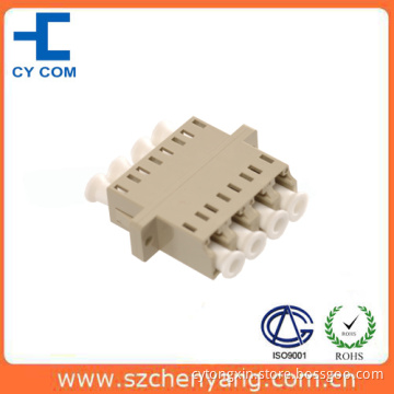 LC/PC-LC/PC Mm Quad Fiber Optic Adapter